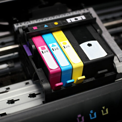 3 different types of ink cartridges